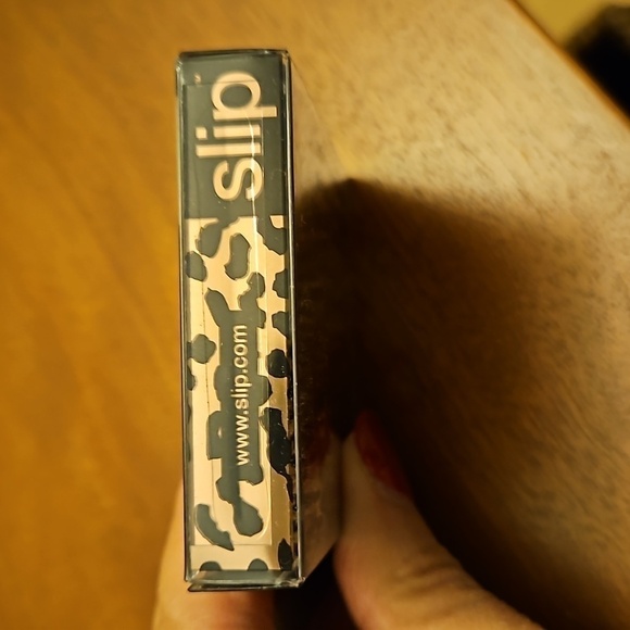 NWT Slip pure silk skinny scrunchie leopard print. - Picture 4 of 5